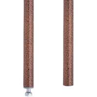 MONTANT ETAGERE STYLISEE34 1/2"H,CUIVRE MARTELE Mukwa Safety Services