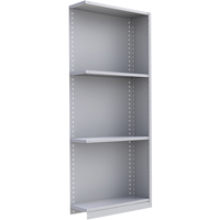 Interlok Shelving Unit, Steel, Boltless, 800 lbs. Capacity, 36" W x 88" H x 24" D Mukwa Safety Services