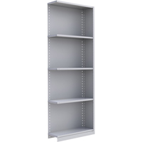 Interlok Shelving Unit, Steel, Boltless, 800 lbs. Capacity, 36" W x 100" H x 24" D Mukwa Safety Services