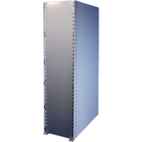 Interlok Boltless Shelving End Panel, 100" H, 18" D, Steel Mukwa Safety Services