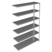 &eacute;l&eacute;ment de rayonnage, Acier galvanis&eacute;, Montant &agrave; fente, Capacit&eacute; 300 lb, 48" la x 72" h x 15" p Mukwa Safety Services