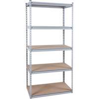 Rayonnage robuste, Acier, Sans boulons, Capacit&eacute; 1200 lb, 36" la x 72" h x 18" p Mukwa Safety Services