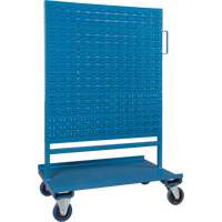 Bin/Pegboard Combo Rack, Double-sided, 38" W x 24-1/2" D x 55" H Mukwa Safety Services