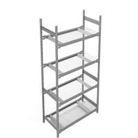 Wide Span Storage Shelving, Steel, Boltless, 1340 lbs. Capacity, 42" W x 84" H x 18" D Mukwa Safety Services