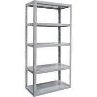 Heavy-Duty Shelving, Steel, Bolted, 3000 lbs. Capacity, 36" W x 72" H x 24" D Mukwa Safety Services