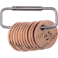 Anneaux fendus pour &eacute;tiquettes, 3", Acier Mukwa Safety Services