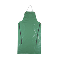 A43 48 Tablier ignifug&eacute; CA-43, Polyester/PVC, 29" lo x 48" la, Vert Mukwa Safety Services