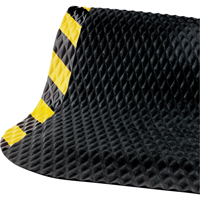 Hog Heaven No. 423 Mats, Diamond, 3-3/4' x 5-3/4' x 5/8", Black/Yellow, Nitrile Mukwa Safety Services