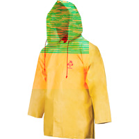 Neo-Slick Chemical & Acid Resistant Rain Jacket, Small, Yellow, Neoprene Mukwa Safety Services