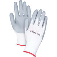 Gants l&eacute;gers enduits et respirants, 7/Petit, R&ecirc;vetement Mousse de nitrile, Calibre 13, Enveloppe en Polyester Mukwa Safety Services