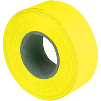 Rubans pour signalisation, 1,2" la x 150' lo, Jaune fluorescent Mukwa Safety Services