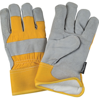 Superior Warmth Winter-Lined Fitters Gloves, Medium, Split Cowhide Palm, Thinsulate Inner Lining Mukwa Safety Services
