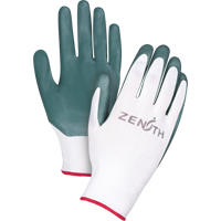 Premium Comfort Coated Gloves, 8/Medium, Nitrile Coating, 13 Gauge, Polyester Shell Mukwa Safety Services