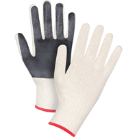 Palm-Coated String Knit Gloves, Poly/Cotton, Single Sided, 7 Gauge, Small Mukwa Safety Services