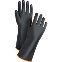 Gants de poids lourd pour la manipulation de produits chimiques, Taille Grand/9, 14" lo, Latex de caoutchouc, 30 mils Mukwa Safety Services
