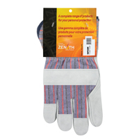 Gants d'ajusteur rugueux, T-Grand, Paume en Cuir de vache refendu, Doublure en Coton Mukwa Safety Services