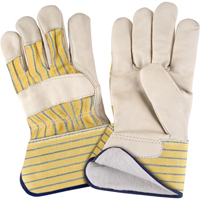Gant pour ajusteur doubl&eacute;s pour l'hiver r&eacute;sistant &agrave; l'abrasion, T-Grand, Paume en Cuir fleur de vache, Doublure en Molleton de coton Mukwa Safety Services