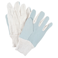 Gants de travail de premi&egrave;re qualit&eacute;, Grand, Paume en Cuir de vache refendu Mukwa Safety Services