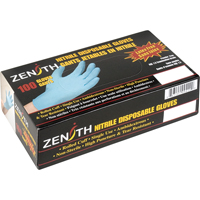 Puncture-Resistant Examination Gloves, Medium, Nitrile, 4.5-mil, Powder-Free, Blue Mukwa Safety Services