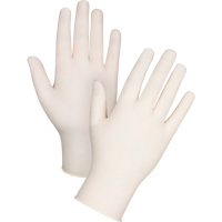 Premium Sensitive Skin Examination Gloves, Medium, Latex, 4-mil, Powdered, Natural Mukwa Safety Services