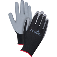 Premium Comfort Coated Gloves, 7/Small, Nitrile Coating, 13 Gauge, Polyester Shell Mukwa Safety Services