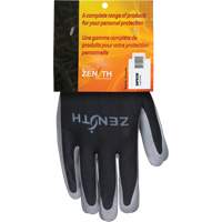 Gants enduits confortables de premi&egrave;re qualit&eacute;, 9/Grand, R&ecirc;vetement Nitrile, Calibre 13, Enveloppe en Polyester Mukwa Safety Services