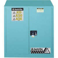 Armoires de s&eacute;curit&eacute; pour acides & produits corrosifs avec doublure ChemCor, 30 gal., 43" x 44" x 18" Mukwa Safety Services