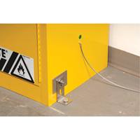 Seismic Bracket for Sure-Grip&reg; Ex Flammable Storage Cabinet Mukwa Safety Services