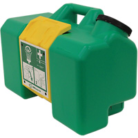 Eyewash Station, Gravity-Fed, 9 gal. Capacity, Meets ANSI Z358.1 Mukwa Safety Services
