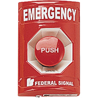 Push Button Station -For Vandal-resistant Activation Of Emergency Systems Mukwa Safety Services