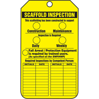 Inspection Tags, Cardstock, 3-1/8" W x 5-7/8" H, English Mukwa Safety Services