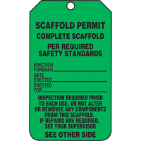 Inspection Tags, Cardstock, 3-1/8" W x 5-7/8" H, English Mukwa Safety Services