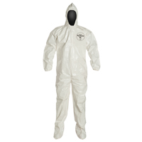 Combinaisons Tychem 4000, 2T-Grand, Blanc Mukwa Safety Services
