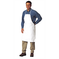 Tablier, Tyvek 400, Blanc, 28" la x 36" lo Mukwa Safety Services