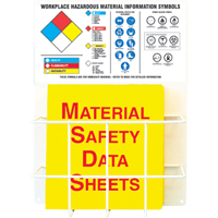 Panneaux de style panier pour mati&egrave;res dangereuses, Anglais, Compris reliures Mukwa Safety Services