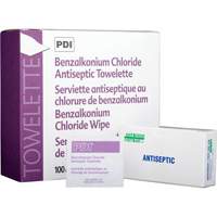 Lingettes antiseptiques au chlorure de benzalkonium, Serviette, Antiseptique Mukwa Safety Services