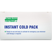Instant Compress Packs, Cold, Single Use, 4" x 6" Mukwa Safety Services