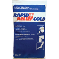 Rapid Relief&reg; Instant Chill Pack, Cold, Single Use, 9" x 6" Mukwa Safety Services