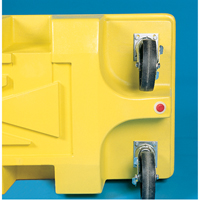 Poly-Spillcart Cart, 66.5" L x 29" W x 43.9" H, 57 US gal. Spill Cap. Mukwa Safety Services