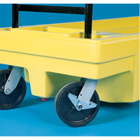 Poly-Spillcart Cart, 66.5" L x 29" W x 43.9" H, 57 US gal. Spill Cap. Mukwa Safety Services
