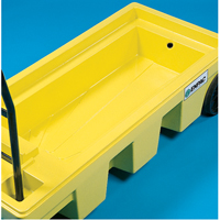 Poly-Spillcart Cart, 66.5" L x 29" W x 43.9" H, 57 US gal. Spill Cap. Mukwa Safety Services