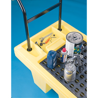 Poly-Spillcart Cart, 66.5" L x 29" W x 43.9" H, 57 US gal. Spill Cap. Mukwa Safety Services