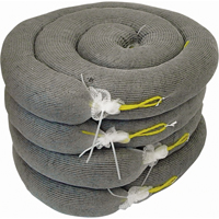 Premium Sorbent Boom, Universal, 10' L x 5" W, 35 Gal. Absorbancy, 4 /Pack Mukwa Safety Services