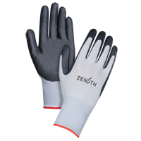 Gants l&eacute;gers enduits et respirants, 7/Petit, R&ecirc;vetement Mousse de nitrile, Calibre 13, Enveloppe en Polyester Mukwa Safety Services