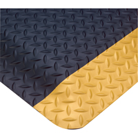 Smart No. 497 Mats, Diamond, 3' x 75' x 1", Black/Yellow, PVC Mukwa Safety Services