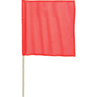 Traffic Safety Flags, Mesh, With Handle Mukwa Safety Services