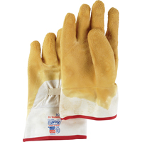 Nitty Gritty&reg; Coated Gloves, 10/Large, Rubber Latex Coating, Cotton Shell Mukwa Safety Services