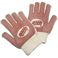 Red Brick&reg; Reversible Terrycloth Gloves, Cotton, Double Sided, 10 Gauge, Large Mukwa Safety Services