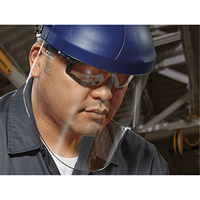 Ratchet Headgear with Faceshield, Polycarbonate, Ratchet Suspension Mukwa Safety Services