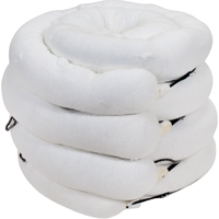 Barrage absorbant de premi&egrave;re qualit&eacute;, Huile seulement, 10' lo x 5" la, Absorption 35 gal., 4 /pqt Mukwa Safety Services